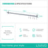 79cm Wall Mounted Rail - Grey